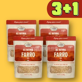 Grain On Farro Grain Farro Rice Emmer Mill 280g 4pcs / 그레인온 파로 곡물 파로쌀 엠머밀 280g 4개