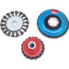 Hilka 51960300 3 pce Wire Brush & Wheel Set for