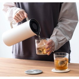 ピーコック ステンレス 保温ポット 1L 真空断熱 広口 ホワイト AHW-100