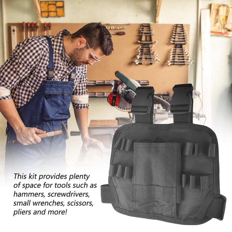 Leg Tool Bag with Belt Clip, Oxford Fabric Tool Belt,