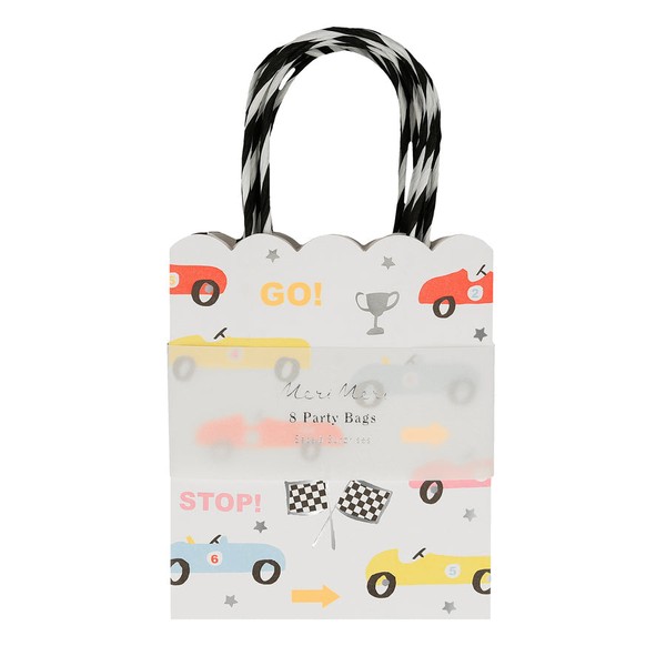 Meri Meri Party Bags | Race Cars 8 Pack