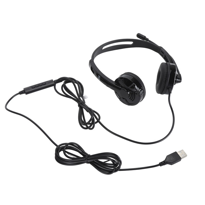 Telephone Headset Professional Noise Reduction Microphone Mute Office Phone Headset