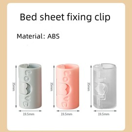 Bed Sheet Clips -6pcs Blue Bed Sheet Clips, Mattress Cover Clips for Fixing Bed Sheets, Adjustable Bed Straps, Elastic Fasteners/Clips/Suitable for Bedding Slings, Retainers, Bed Sheet Straps