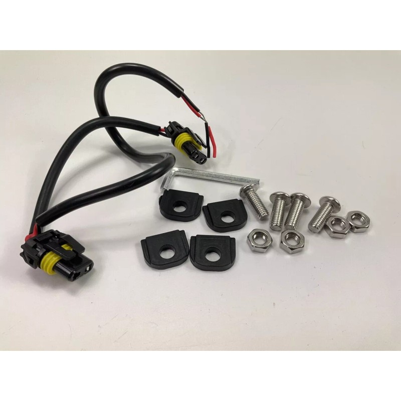 Pilot PL-9761 Universal License Plate 23.5" Wide Curved Combo Beam