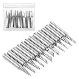 HJZHII Pack of 12 900 m Soldering Tips, Soldering Tip Soldering Iron Tips, Solder Replacement Soldering Tips for Soldering Stations, Welding Machines, Accessories, Replacement Soldering Tips