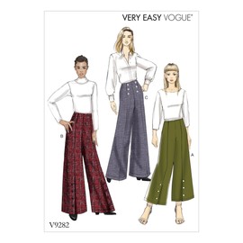 Vogue Patterns Misses Pants, Tissue, Multi-Colour, 15 x 0.5 x 22 cm