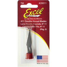 Excel Blades Hoja de Repuesto #11 Hobby – Paquete de 5 Cuchillas de Acero al Carbono Fabricadas en Estados Unidos