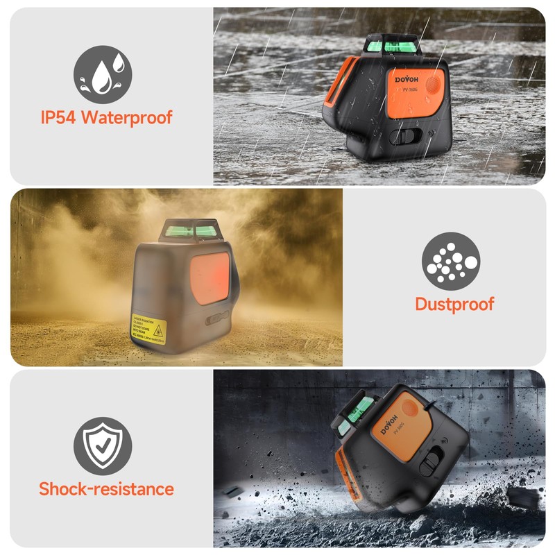 DOVOH Plumb Dot Laser Level : DIY Green Point Laser
