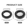 3/4" Shower Head Filter Gasket, Rubber Washer with Wire Mesh