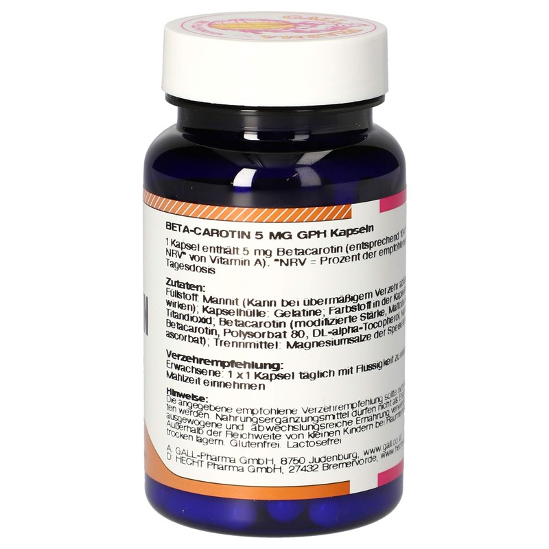 Gall Pharma Beta-Carotin 5 mg GPH Kapseln, 1er Pack (1