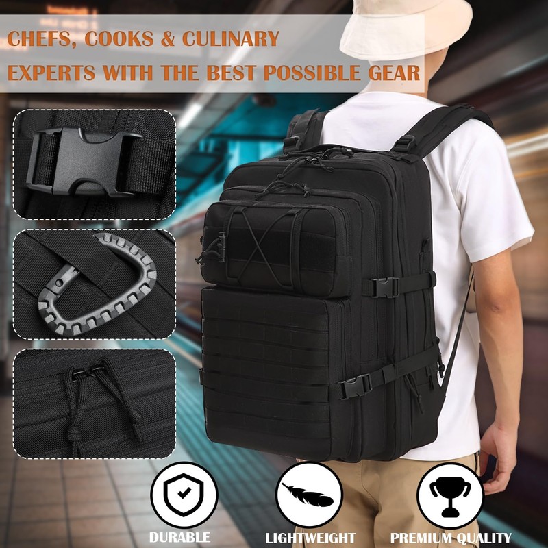 SunForMorning Chef Knife Bag, Knife Bags for Chefs Professional, Chef