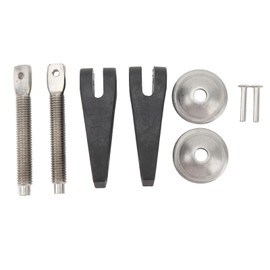 Outboard Motor Clamp Screw Handle Set, 2 Set Rugged Clamp Handle Screw Kit 6G1 4311600 6E0 43118 00 00 Replacement Clamp Handle Screw Assy Fit For Outboard 2SH BRACKET