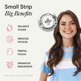 WELLBEING NUTRITION Wellbeing Nutrition Melts Instant Energy, 100% Plant Based Green Tea Caffeine, Essential Electrolytes and Vitamins for Endurance, Sports Hydration, Pre Workout Energy Boost, 30 Oral Strips