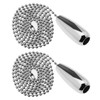 2PCS Round Light Pull Chain Teardrop Extension with Ball Chain