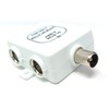 DRUT 1 Input to 4 Output TVs RF Splitter 4