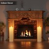 14" x 4" Large Outdoor Candle with Timer Waterproof Flickering