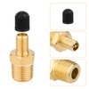 Gosknor 4pcs Brass Air Inflator Adapter, Standard 1/4 NPT (M)