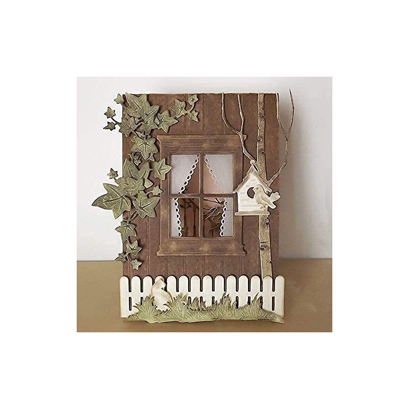 1 Pcs Multi-Layered Trailing Ivy Leaves Cutting Dies,DIY Scrapbooking Artist