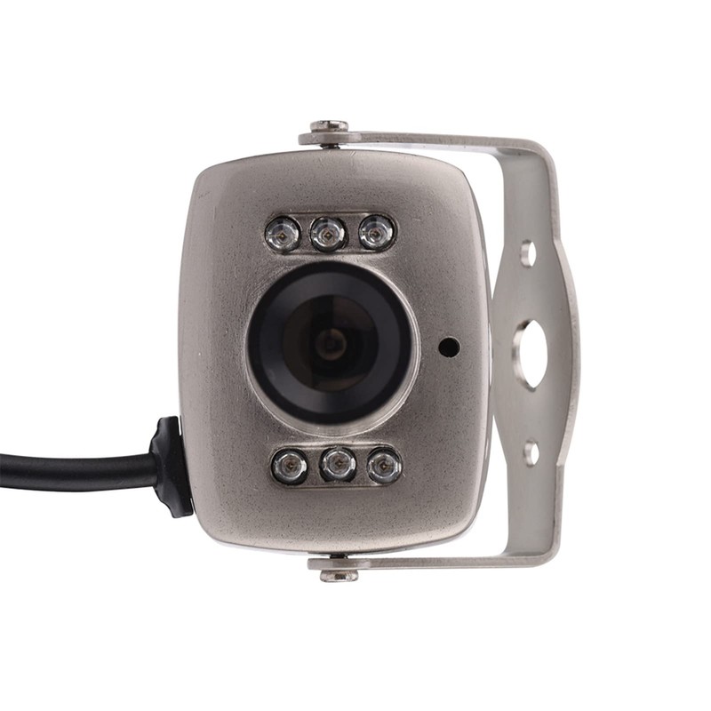 Yunseity -Camera, 3.6 mm 6 LEDs Wired CMOS Audio/Video CCTV