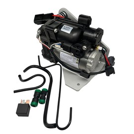 LR072537 Air Suspension Compressor Pump and Relay Compatible with 2005-2009 Land Rover Discovery LR3 2010-2016 LR4, 05-2013 Range Rover Sport L320 Replace# LR061663, LR045251，LR015303 LR023964