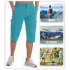 EKLENTSON Active Shorts for Men below Knee Shorts Men Long