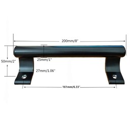 YIDELAI-Sliding Door Handle 8-inch Aluminum Alloy Material is Suitable for Patio Door Glass Door and Some Old Door Handles Replacement, Easy to Install