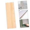 LIFKOME 6pcs Pine Wood Triangle Window Trim Strips Stylish Molding