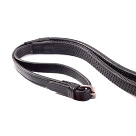 Gee Tac Extra Leather Grip Reins - FULL - 58 inches - BLACK
