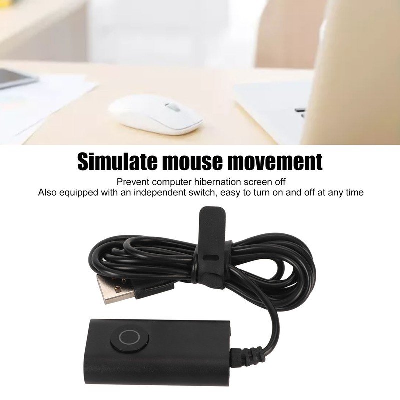 Undetectable Mouse Mover with Independent Switch Plug and Play Computer