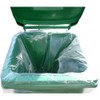 Clear Wheelie Bin Liners Strong Heavy Duty Rubbish Sack Big Refuse Bin Bags (10)