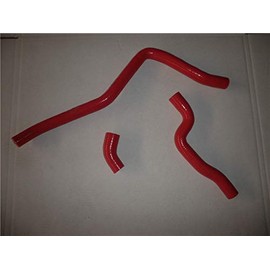 Silicone Radiator Hose Kit for Yamaha Raptor 660 YFM660 Radiator Hose Kit 2001 2002 2003 2004 2005 (RED)