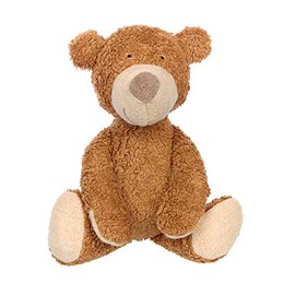 SIGIKID 39521 Cuddly Toy Bear Green Girls and Boys Baby Toy Recommended from Birth Brown