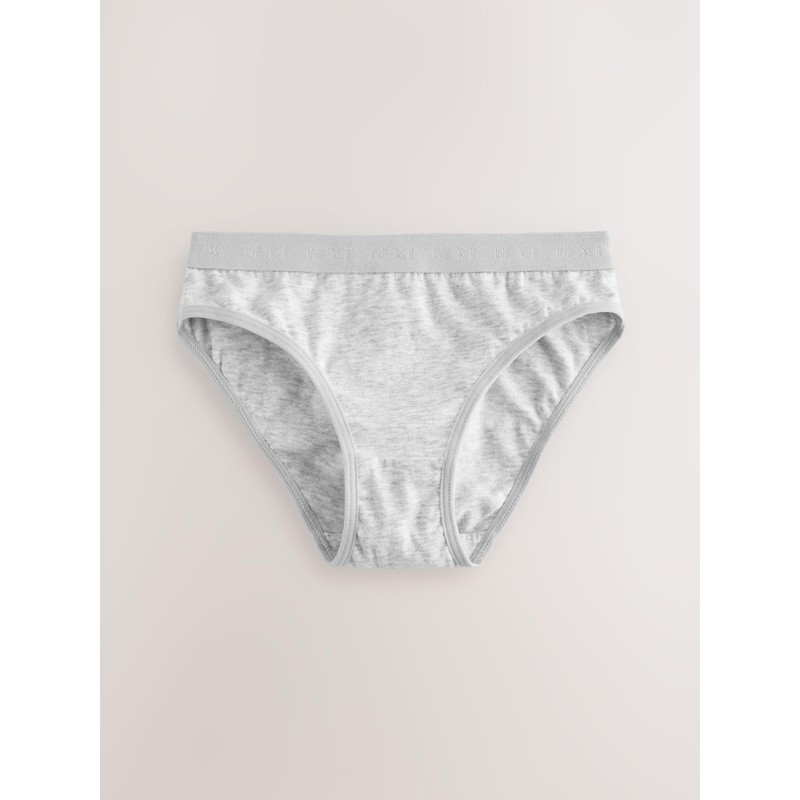 NEXT 7er-Pack Bikinihose Schwarz/Weiß/Grau 11-12 Jahre