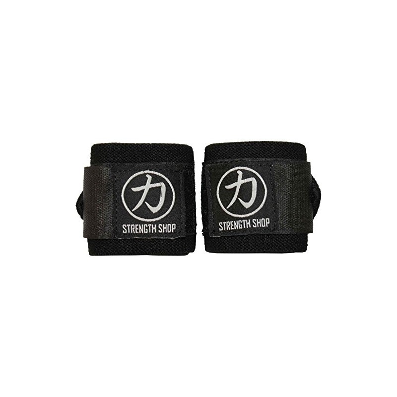 Strength Shop Hercules Wrist Wraps - Black (60 CM)
