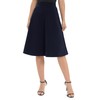 Urban CoCo Women's A-Line Elastic High Waist Flare Work Midi