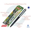 0.7mm RORITO Jottek Feathersoft BLUE Retractable Ballpoint Pen Black Soft