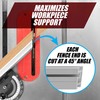 Fulton Universal Aluminum Miter Gauge Fence with an Aluminum Flip