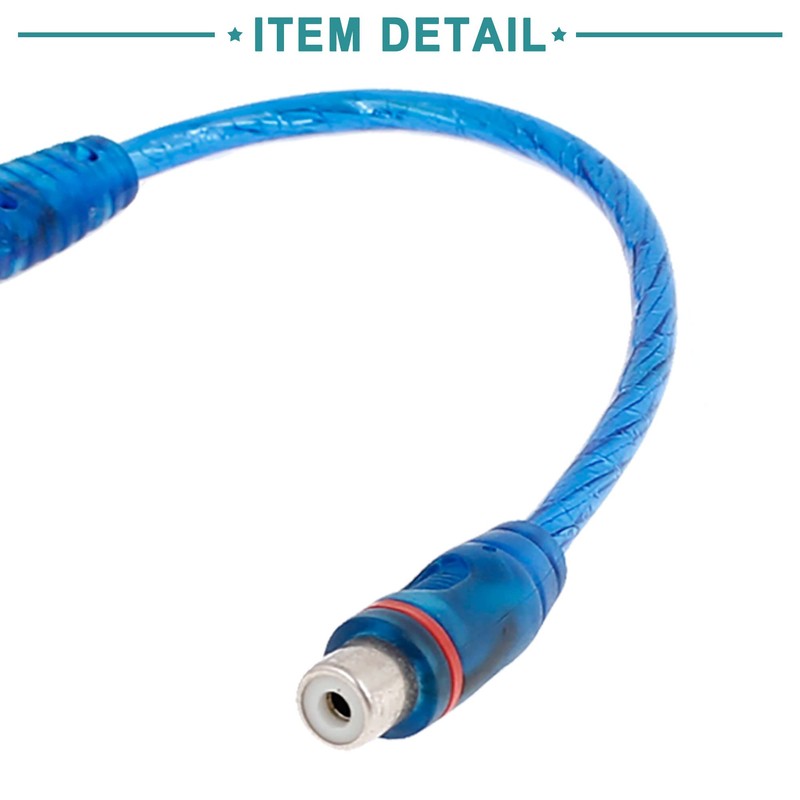 ACROPIX Car Audio RCA Y Splitter Adapter Cable 1 Female