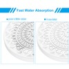 PATIKIL 4 Inch Absorbent Diatomaceous Coaster, 4Pcs Drip Tray Instant