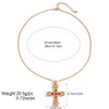 Shiny Cross Pendant Necklace for Women Fashion Molecule Chain necklace