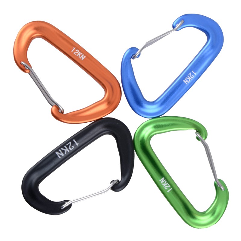 Azarxis Locking Carabiner, Load Capacity 26.5 lbs (12 KN (1200