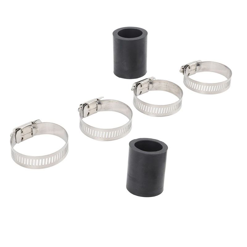 2Pcs 1in High Temp Pipe Clamps Connector Sturdy Exhaust Pipe