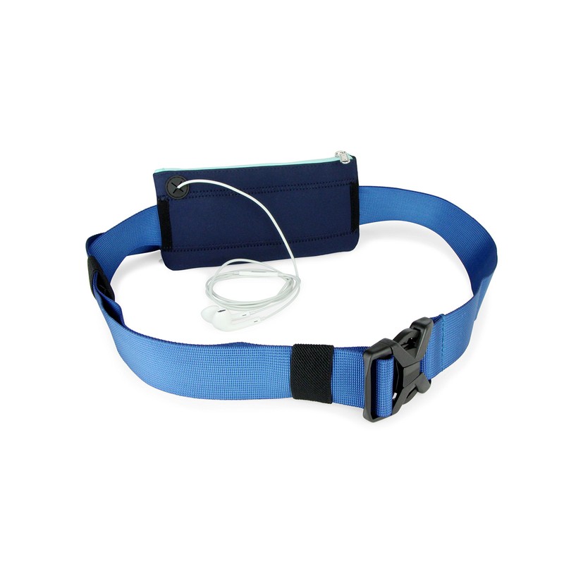 Chums Gym Jam Waist and Hip Pack (Blue/Navy)