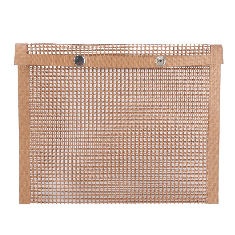 Grilling Pouches Fiberglass Mesh Non Stick High Temperature Resistant BBQ