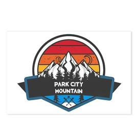 CafePress Park City Mountain Resort Park City Utah Postcards (Package of 8), 6"x4" Printed Note Card