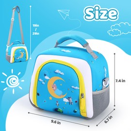 TATAVR Carry Bag Compatible with Toniebox Starter Set and Tonies Figures, Children's Toy Storage Case with Handle and Shoulder Strap for Tonies Box, Removable Bag for Toniebox Accessories