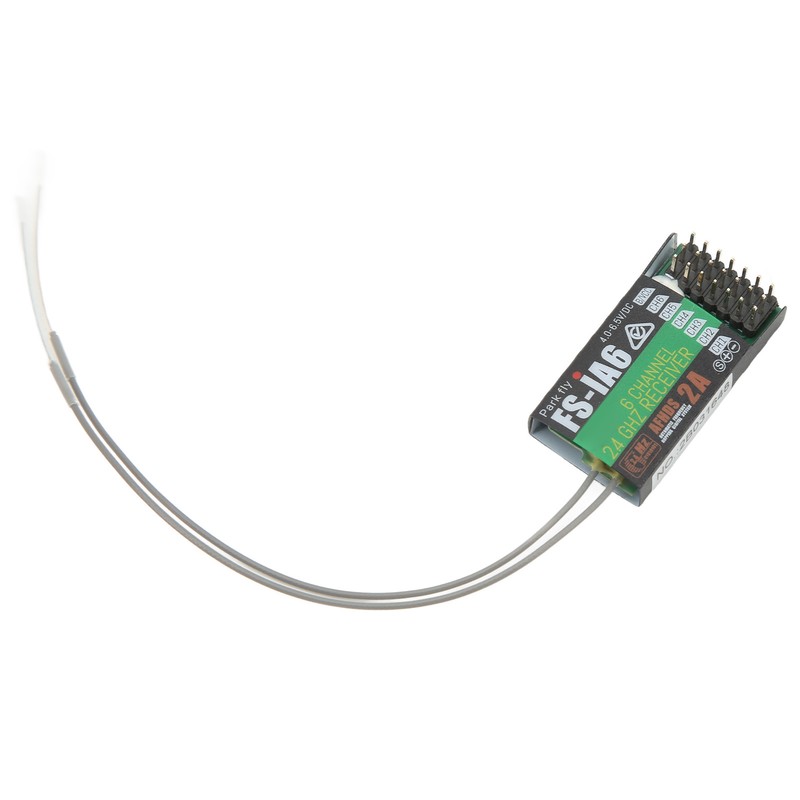 FS IA6 RC Receiver 2.4GHz 6 Channels with Dual Antenna