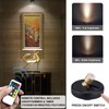 HAMVIDNE Wireless LED Spotlight, Battery Powered Indoor Plant Tree Up