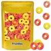 Strawberry Banana Gummi Rings Candy, Assorted Fruit Flavors Gummies, Allergy
