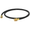 Coleman 1219970 Accessory Hose with 42802 LH Fitting, Black/Gold, 5